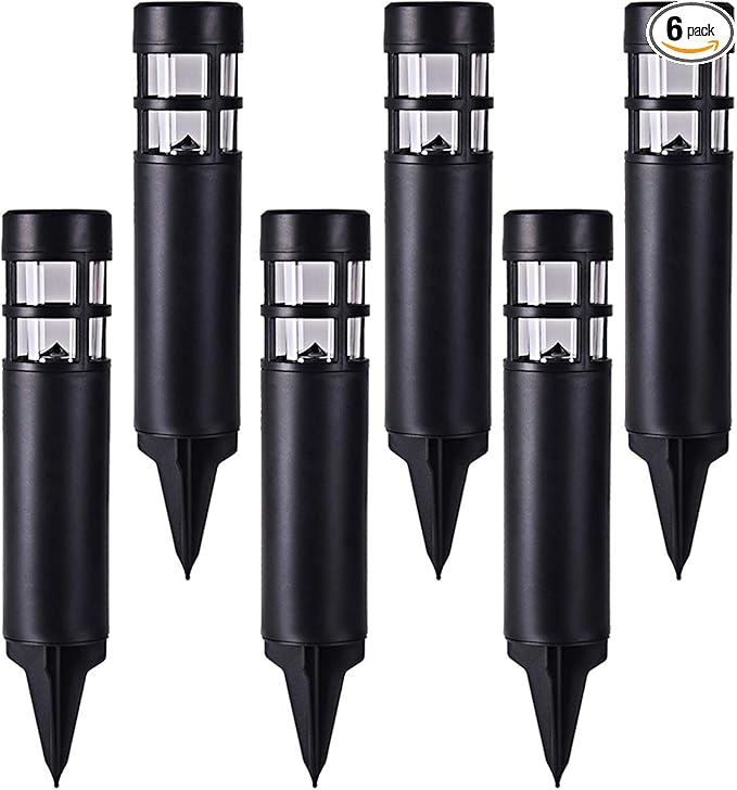 6-Pack Solar Landscape Lights for Yard