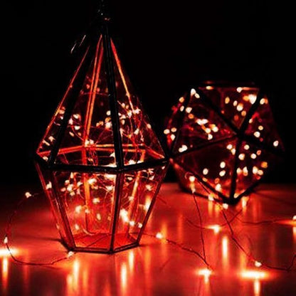 6-Pack 6ft Christmas LED String Lights, Waterproof Timer Lights