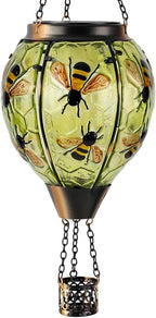 Bee Solar Hanging Lanterns, Classic Garden Decor