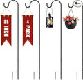 Heavy-Duty Shepherd's Hooks 4-Pack, 35" Garden