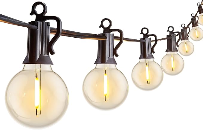 LED Patio String Lights, Waterproof Outdoor