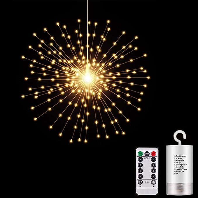 Christmas String Lights, 200 LED Waterproof Twinkle Lights