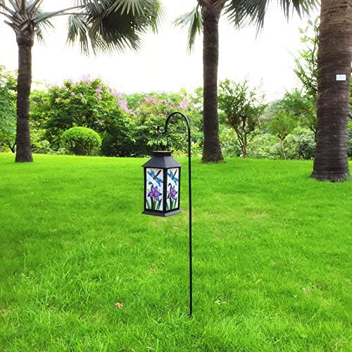 2-Pack 48" Garden Shepherd Hooks, Iron Plant Hangers