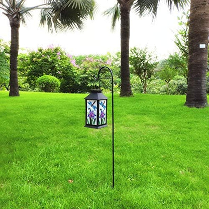 2-Pack 48" Garden Shepherd Hooks, Iron Plant Hangers