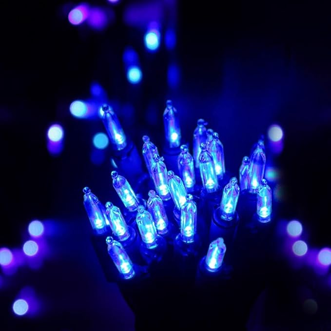 Christmas String Lights, 18ft 50 LED Waterproof Twinkle Lights