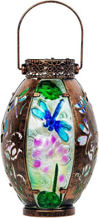 Dragonfly Solar Outdoor Lanterns, Metal Waterproof LED