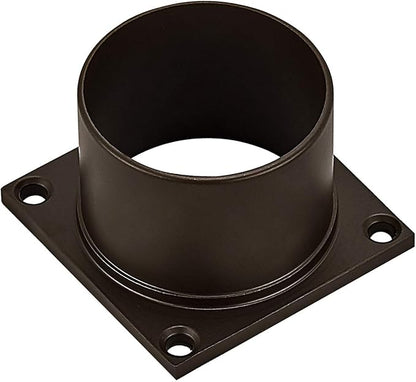 Design House 588004-BRZ Standard 3-Inch Fitter Outdoor Pier Base Accessory Mount Post Light Base for Deck Porch Patio Aluminum Bronze