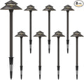 Warm White Solar Path Lights, Outdoor Yard LED