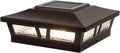 Upgraded Solar Post Cap Lights for Patio, LED