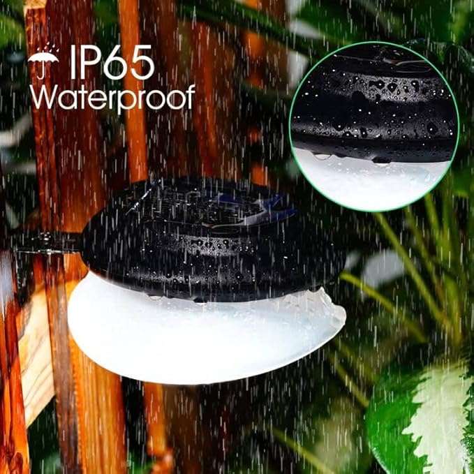 Sleek Solar Patio Lights 6-Pack, LED