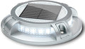 Solar Deck Lights, White Waterproof LED