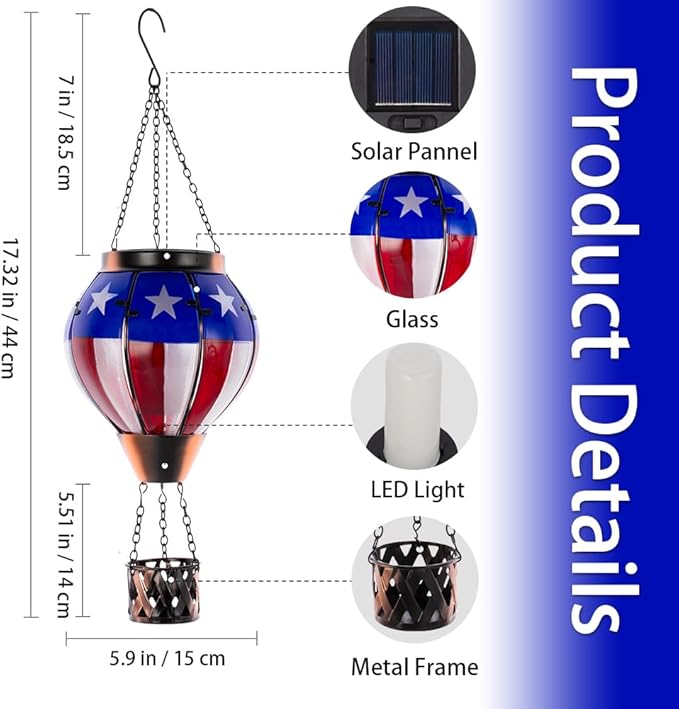 Backyard Solar Lantern Set, Elegant Patio Lighting