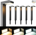 6-Pack Solar Pathway Lights, IP65 Waterproof LED Driveway Lights