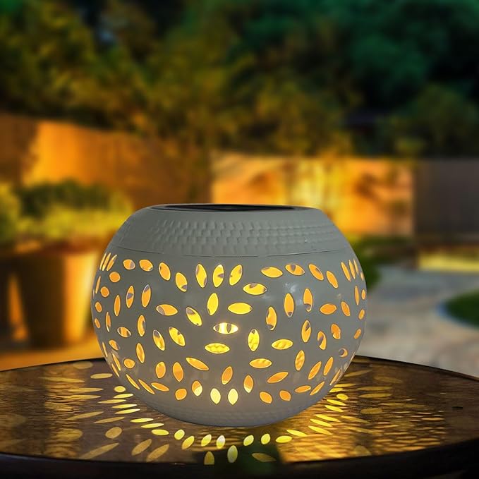 Backyard Solar Lanterns, Waterproof LED Patio Lights