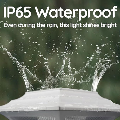 Ceybo Solar LED Post Cap Light 2-Pack, Weather-Resistant Outdoor Deck & Fence Accent