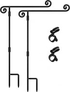 Solar Flagpole Lamp, Auto On/Off