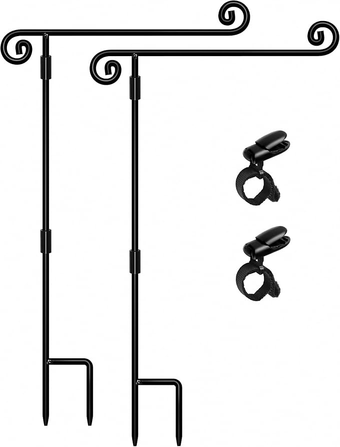 Solar Flagpole Lamp, Auto On/Off