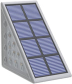 6-Pack Solar Stair Motion Sensor Step Lights, RGB Waterproof