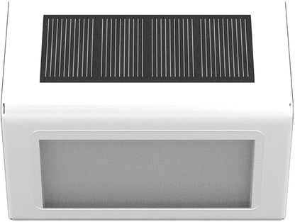 SOLPEX Solar Step Lights - 12 Pack Solar Powered Deck & Stairway Lights, Outdoor Fence Pathway Porch Garden (Warm White)