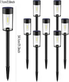 Solar Pathway Lights 8-Pack, Garden LED