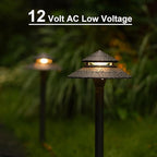 Warm White Solar Path Lights, Outdoor Yard LED