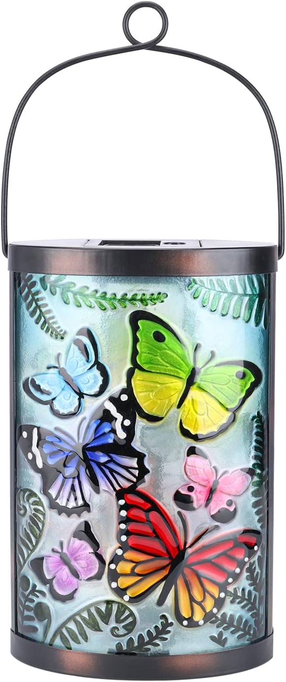 Butterfly Solar Hanging Lanterns, Decorative Outdoor Decor