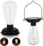 Solar Courtyard Lanterns, Backyard Hanging LED Decor