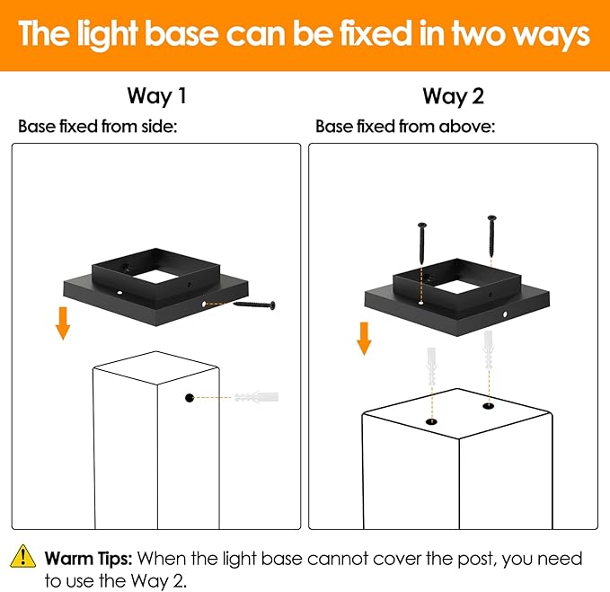 Mlambert 10 Pack Solar Post Lights Outdoor, Waterproof Fence Cap for Deck, 4x4 6x6 Wooden Vinyl Outdoor Lights with Shinning Effect, Black