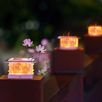 4-Pack Upgraded Solar Post Cap Lights for Patio, LED