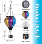 Garden Solar Garden Lanterns, Elegant Waterproof LED