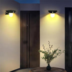 Solar Wall Spotlights 4-Pack, Motion Sensor LED