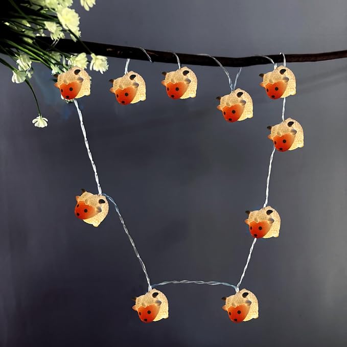 Porch String Lights, 4ft Weatherproof LED