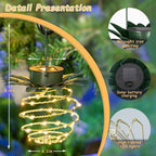 Solar Yard Path Lights 4-Pack, Waterproof