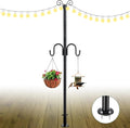 10ft Metal Light Poles for Patio, Heavy-Duty