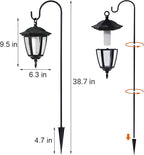 Garden Solar Lantern Set 4-Pack, Metal Garden Lighting