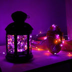 2-Pack Halloween String Lights, 16.4ft 50 LED Timer