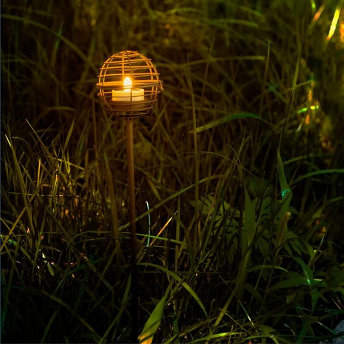 Solar Walkway Path Lights 4-Pack, Waterproof