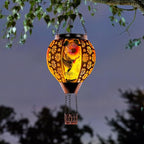 Classic Hummingbird Solar Lanterns for Outdoor, Waterproof LED