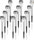 Solar Garden Path Lights 12-Pack, Waterproof