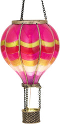 Courtyard Solar Hanging Lanterns, Metal Backyard Decor