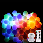 18ft Christmas LED String Lights, Waterproof Timer Lights