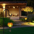 Sunflower Solar Lanterns, Waterproof LED Porch Lights