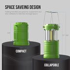 4-Pack Charming Courtyard Solar Lanterns for Porch, Waterproof LED