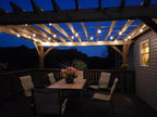 Outdoor String Lights, 27ft White Waterproof LED