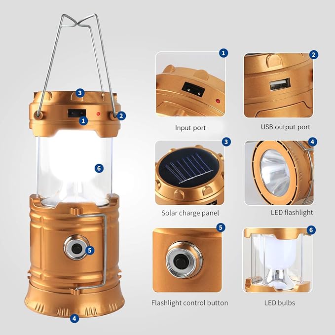 Multi-Function Rechargeable Camping Lantern