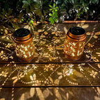 2-Pack Dragonfly Solar Lanterns, Waterproof LED Porch Lights