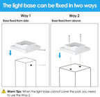 10-Pack Upgraded Solar Post Cap Lights for Patio, LED