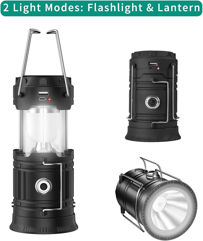 Portable Rechargeable Lantern, Emergency LED