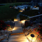 Solar Pathway Lights, Waterproof LED Garden Lights