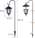 4-Pack Warm White Solar Path Lights, Outdoor Yard LED